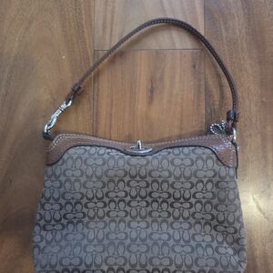 Coach C Lock Wristlet